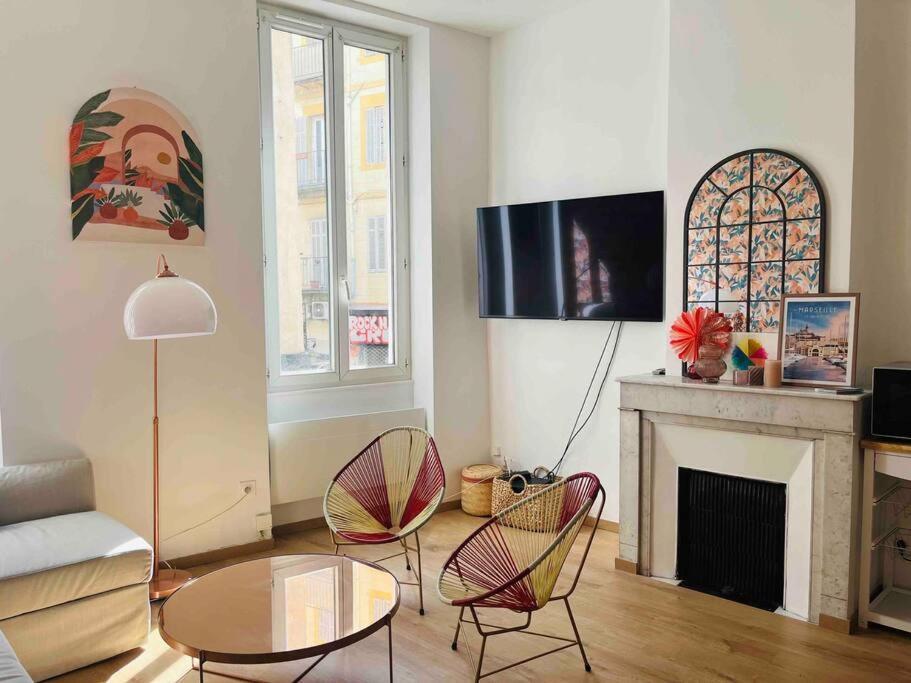 Pleasant 3-Bedroom Flat In The Center Of มาร์กเซย ภายนอก รูปภาพ